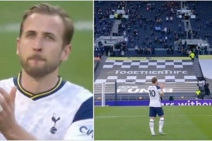 Hary Kane ngậm ngùi chào tạm biệt cổ động viên Tottenham