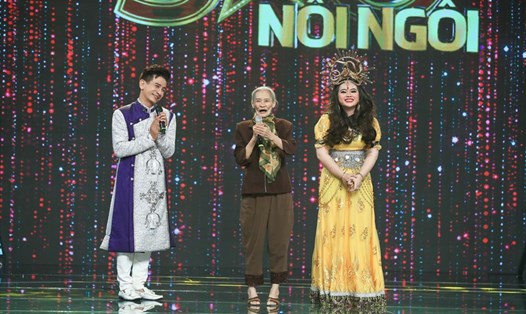 Hà Mỹ Anh thành công với vai nữ thần rắn nhờ sự hướng dẫn của nghệ sĩ Bo Bo Hoàng trên sân khấu Sao nối ngôi. Ảnh: CTCC.
