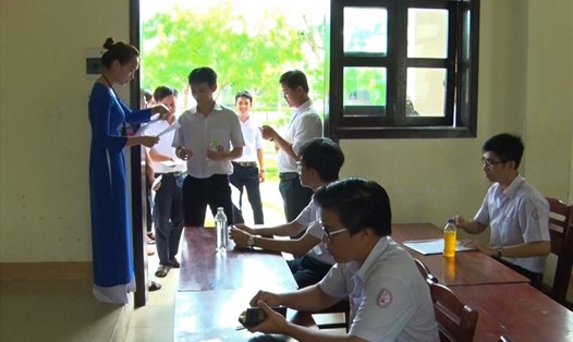 Học sinh ở Quảng Nam thi tốt nghiệp THPT năm 2020. Ảnh: Thanh Chung