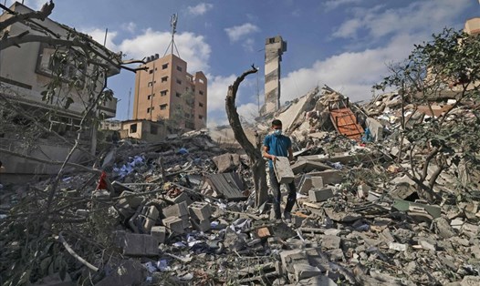 10 ngày chiến sự giữa Israel và Hamas gây thiệt hại lớn về người và của. Ảnh: AFP