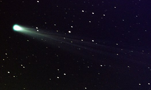 Sao chổi ISON năm 2013 được chụp từ kính thiên văn 14 inch đặt tại Trung tâm Chuyến bay Vũ trụ Marshall. Ảnh minh họa. Ảnh: NASA.