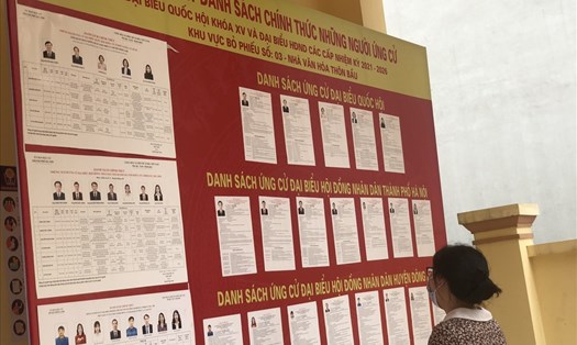 Danh sách các đại biểu tại thôn Bầu, xã Kim Chung, huyện Đông Anh, Hà Nội.