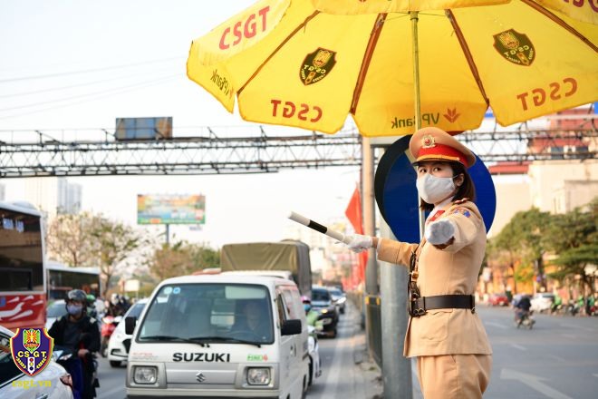 Lực lượng CSGT toàn quốc sẽ ra quân phân luồng, xử lý các tình huống để ngày bầu cử diễn ra thành công. Ảnh minh hoạ: Cục CSGT