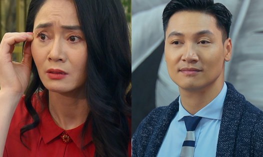 Quách Thu Phương - Mạnh Trường đóng vai mẹ con trong "Hương vị tình thân" Ảnh: NSX.