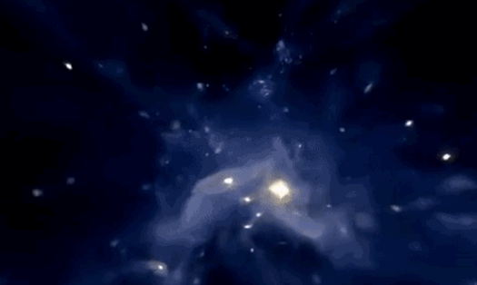 Sự hình thành thiên hà xoắn ốc. Nguồn: 4D2U/NAOJ.