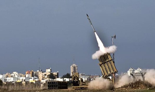 Hệ thống phòng thủ tên lửa Vòm sắt của Israel. Ảnh: AFP