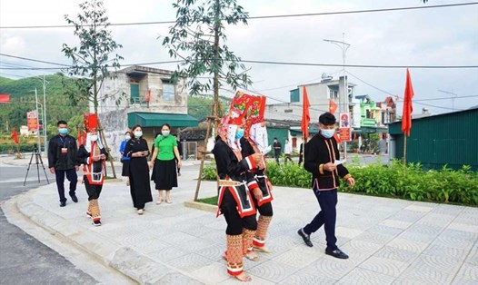 Cử tri huyện miền núi Bình Liêu, tỉnh Quảng Ninh đi bỏ phiếu. Ảnh: CTV