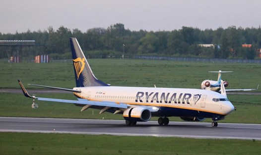 Một máy bay của Ryanair bị chiến đấu cơ của Belarus chặn yêu cầu dừng ở Minsk. Ảnh minh họa. Ảnh: AFP.