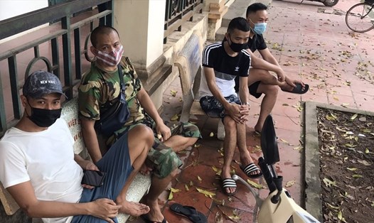 4 người trong nhóm bị xử phạt - Ảnh: Cổng thông tin điện tử huyện Yên Dũng