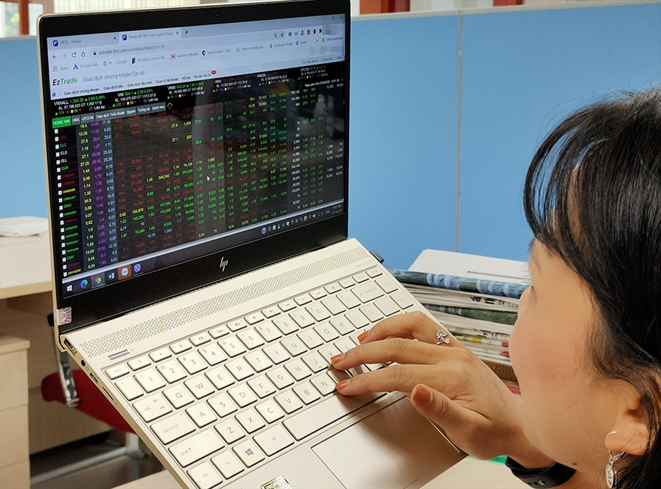 Chỉ số chứng khoán VN-Index đã có phiên tăng thứ 6 liên tiếp. Ảnh minh họa: Thế Lâm.