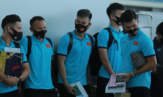 Đội tuyển Việt Nam lên đường sang UAE. Ảnh: Cao Oanh