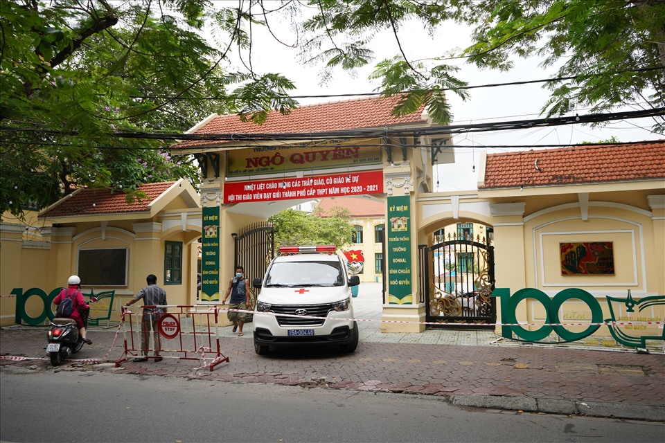 Nữ giáo viên THPT Ngô Quyền (Hải Phòng) mắc biến chủng phát hiện lần đầu tại Anh. Ảnh Đặng Luân