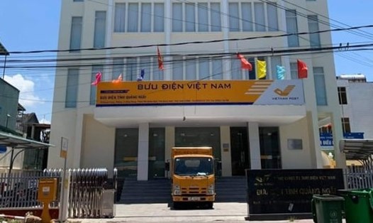 Bưu điện Quảng Ngãi nơi tổ chức cuộc họp trên 40 người bất chấp lệnh cấm của UBND tỉnh. Ảnh: Văn Toàn