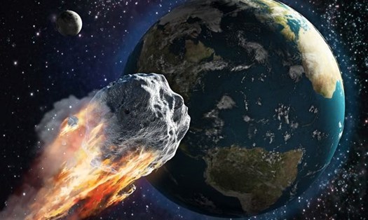 Tiểu hành tinh tiếp cận Trái đất. Ảnh: NASA/iStock