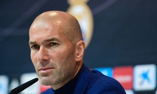 Huấn luyện viên Zidane. Ảnh: AFP