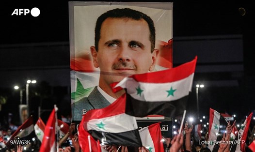 Tổng thống Syria Bashar al-Assad thắng cử nhiệm kỳ 4 hôm 26.5. Ảnh: AFP
