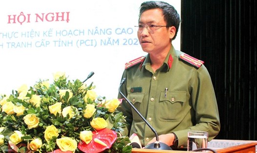 Giám đốc Công an tỉnh Bắc Giang Nguyễn Quốc Toản. Ảnh: IT.