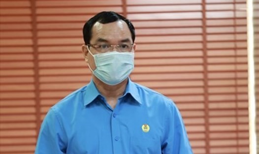 Ông Nguyễn Đình Khang, Uỷ viên Trung ương Đảng, Chủ tịch Tổng Liên đoàn Lao động Việt Nam. Ảnh: Hải Nguyễn