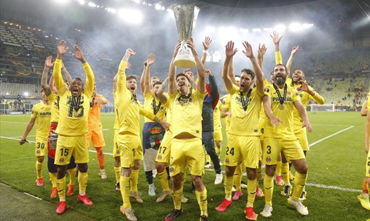 7 cầu thủ Villarreal có trong Đội hình xuất sắc nhất Europa League 2020-21 một cách xứng đáng. Ảnh: Marca