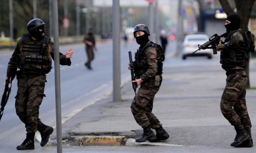 Cảnh sát Thổ Nhĩ Kỳ. Ảnh: AFP