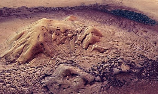 Bề mặt sao Hỏa. Ảnh: Cơ quan Vũ trụ Châu Âu