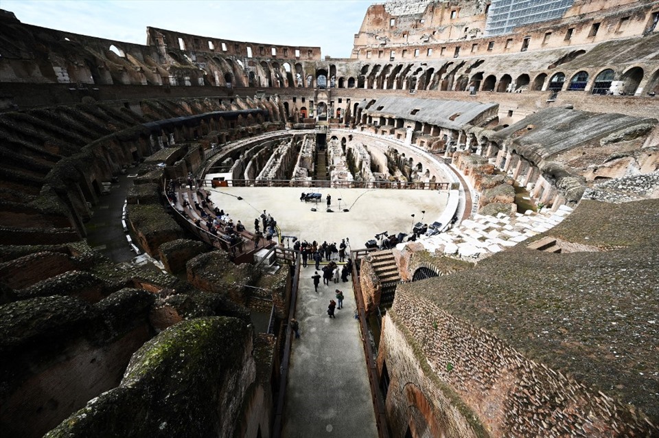 Đấu trường La Mã. Ảnh: AFP.