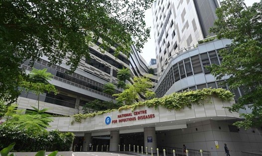 Trung tâm Quốc gia về Bệnh truyền nhiễm của Singapore. Ảnh: AFP