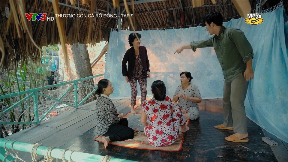 Một phân đoạn trong "Thương con cá rô đồng". Ảnh: ĐPCC. Một phân đoạn trong "Thương con cá rô đồng". Ảnh: ĐPCC.