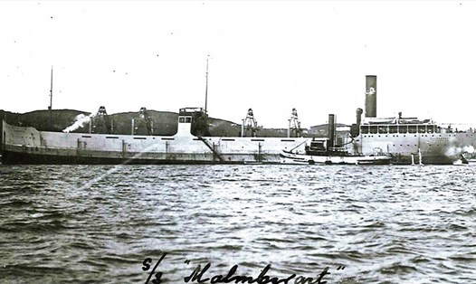Tàu DS Malmberget mất tích trong một cơn bão năm 1913. Ảnh: Cơ quan Địa chính và Bản đồ Na Uy
