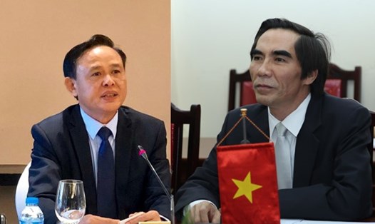 Ông Hà Công Tuấn (ảnh trái) và ông Nguyễn Văn Trung nghỉ hưu từ 1.5. Ảnh: VGP, Bộ KHĐT