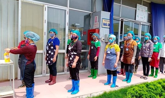 LĐLĐ tỉnh Ninh Bình dừng tổ chức lễ phát động Tháng công nhân và Tháng hành động về ATVSLĐ năm 2021 để phòng, chống dịch bệnh COVID-19. Ảnh: NT