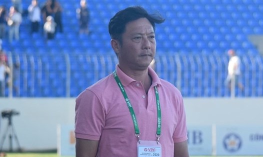 Huấn luyện viên Lê Huỳnh Đức xin từ chức Đà Nẵng. Ảnh: Đ.N