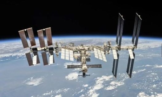 Trạm vũ trụ quốc tế ISS - nơi các chai rượu vang được đưa lên thử nghiệm trong 14 tháng. Ảnh: AFP