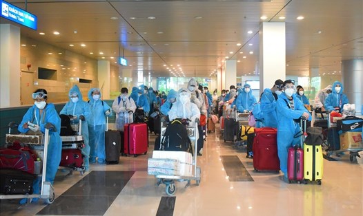 Cần Thơ sẽ thực hiện nghiêm công tác khai báo y tế đối với tất cả hành khách trên các chuyến bay quốc tế đến sân bay Cần Thơ. Ảnh: Thành Nhân