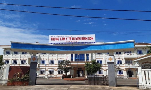 Trung tâm Y tế huyện Bình Sơn - nơi cách ly trường hợp dương tính ở Quảng Ngãi. Ảnh: Văn Toàn