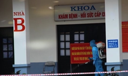 Ngay khi ca nghi mắc COVID-19 xuất hiện Bệnh viện Phổi Lạng Sơn đã phong tỏa toàn bộ bệnh viện. Ảnh: BLS.