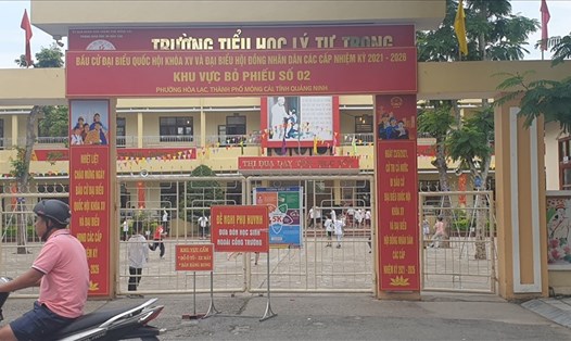 Trường tiểu học Lý Tự Trọng, TP.Móng Cái, tỉnh Quảng Ninh. Ảnh: Nguyễn Hùng