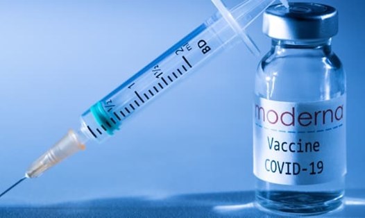 Vaccine COVID-19 của Moderna. Ảnh: AFP.