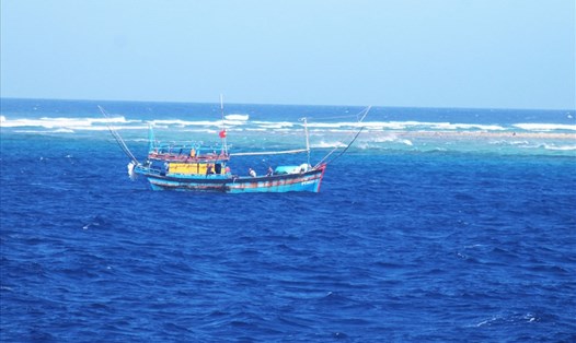 Ngư dân đánh bắt ở khu vực đảo Trường Sa có thể tham gia bầu cử tại 21 tổ bầu cử tại các đảo ngày 16.5. Ảnh: Phương Linh
