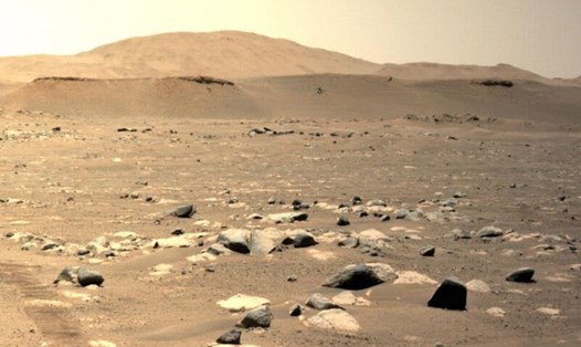 Bề mặt sao Hỏa trong một bức ảnh của Cơ quan Hàng không Vũ trụ Mỹ. Ảnh: NASA