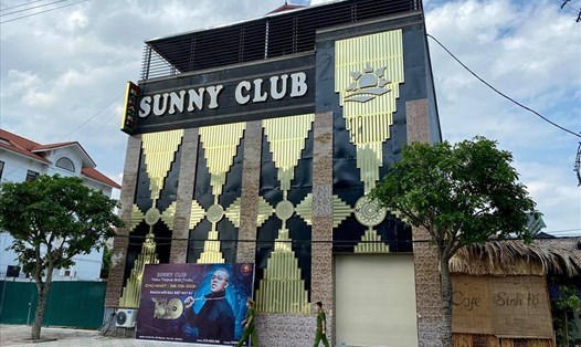 Hình ảnh quán bar-karaoke Sunny ở tỉnh Vĩnh Phúc. Ảnh: Bộ Y tế