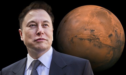Tỉ phú Elon Musk tham vọng chinh phục sao Hỏa. Ảnh: SpaceX