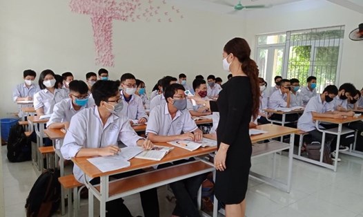 Các thí sinh thuộc diện F0,F1 tại tỉnh Thanh Hóa sẽ được xét trúng tuyển vào lớp 10 trường THPT công lập. Ảnh: Quách Du
