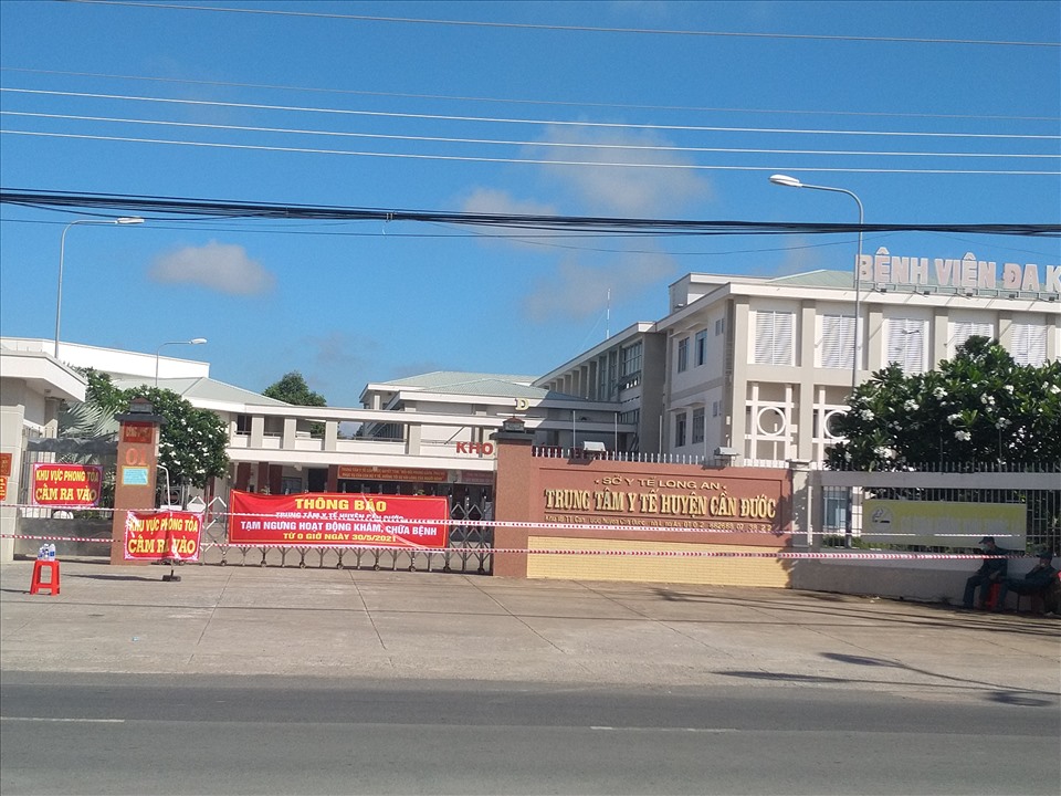 Long An: Dỡ phong tỏa bệnh viện Đa khoa huyện Cần Đước
