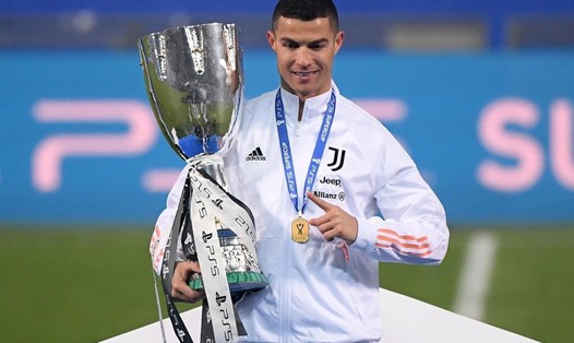 Ronaldo có một năm không tệ cùng Juventus. Ảnh: AFP