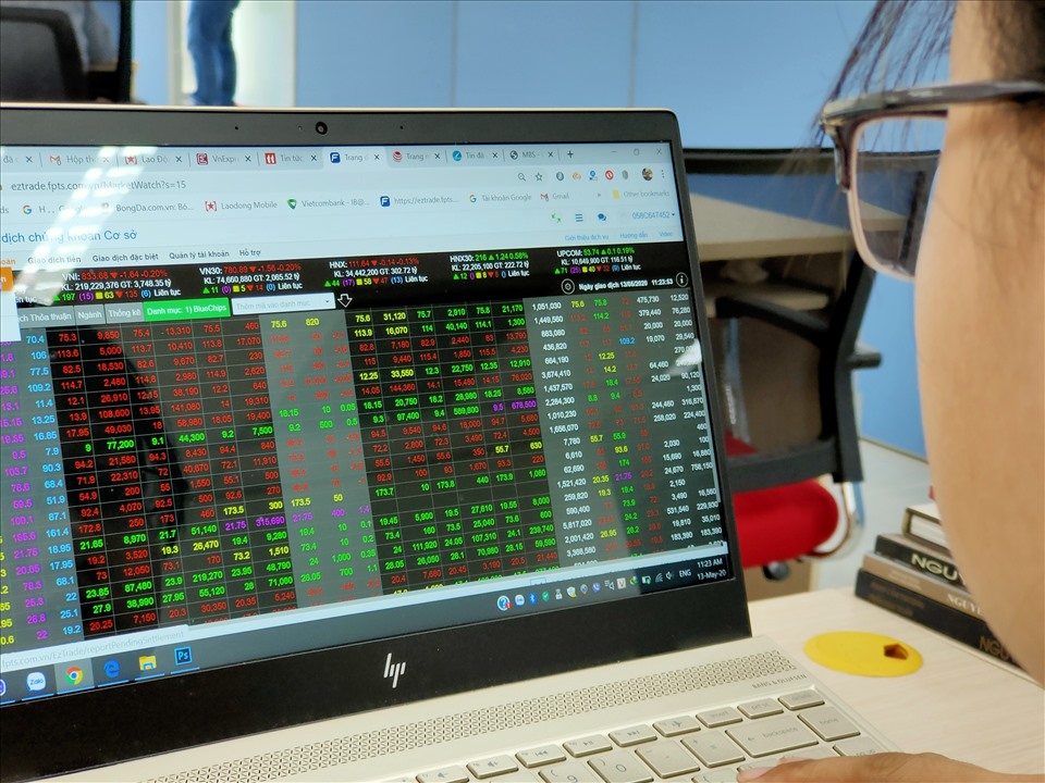 Thị trường chứng khoán được dự báo sẽ rung lắc, giằng co mạnh trong những phiên tới. Ảnh minh họa: Thế Lâm.