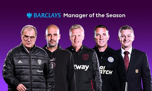5 ứng viên cho cuộc đua giành giải Huấn luyện viên xuất sắc nhất. Ảnh: Premier League