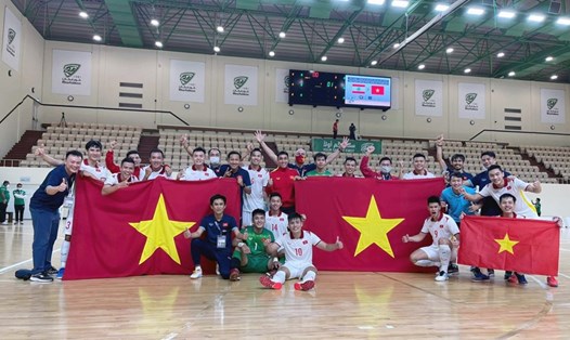 Futsal Việt Nam có lần thứ 2 dự World Cup. Ảnh: VFF