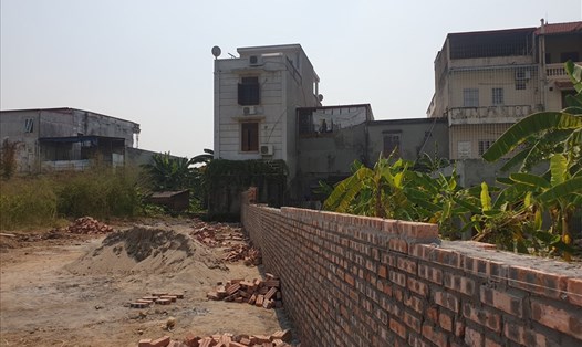 Hàng trăm ngôi nhà được xây dựng ồ ạt, trái phép trên khu đất quốc phòng tại phường Thành Tô, quận Hải An, Hải Phòng. Ảnh MC