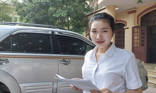 Bà Quàng Thị Nguyệt - người trẻ nhất có tên trong danh sách trúng cử ĐBQH khóa XV. Ảnh Văn Thành Chương